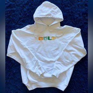 Golf Wang Original White Logo Hoodie